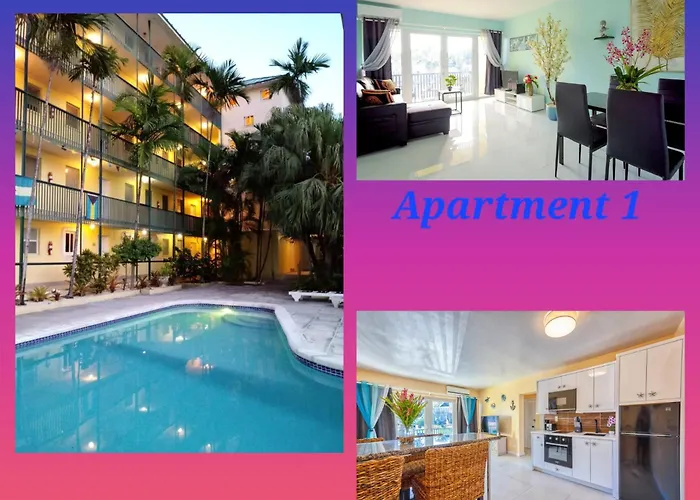 Lovely Apartment Near Beach, Downtown, 24H Security, Pool